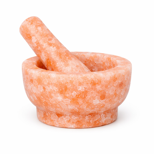 Himalayan Pink Salt Mortar And Pestle